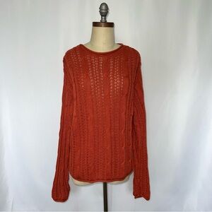 Cherokee S Vintage Rust Sweater